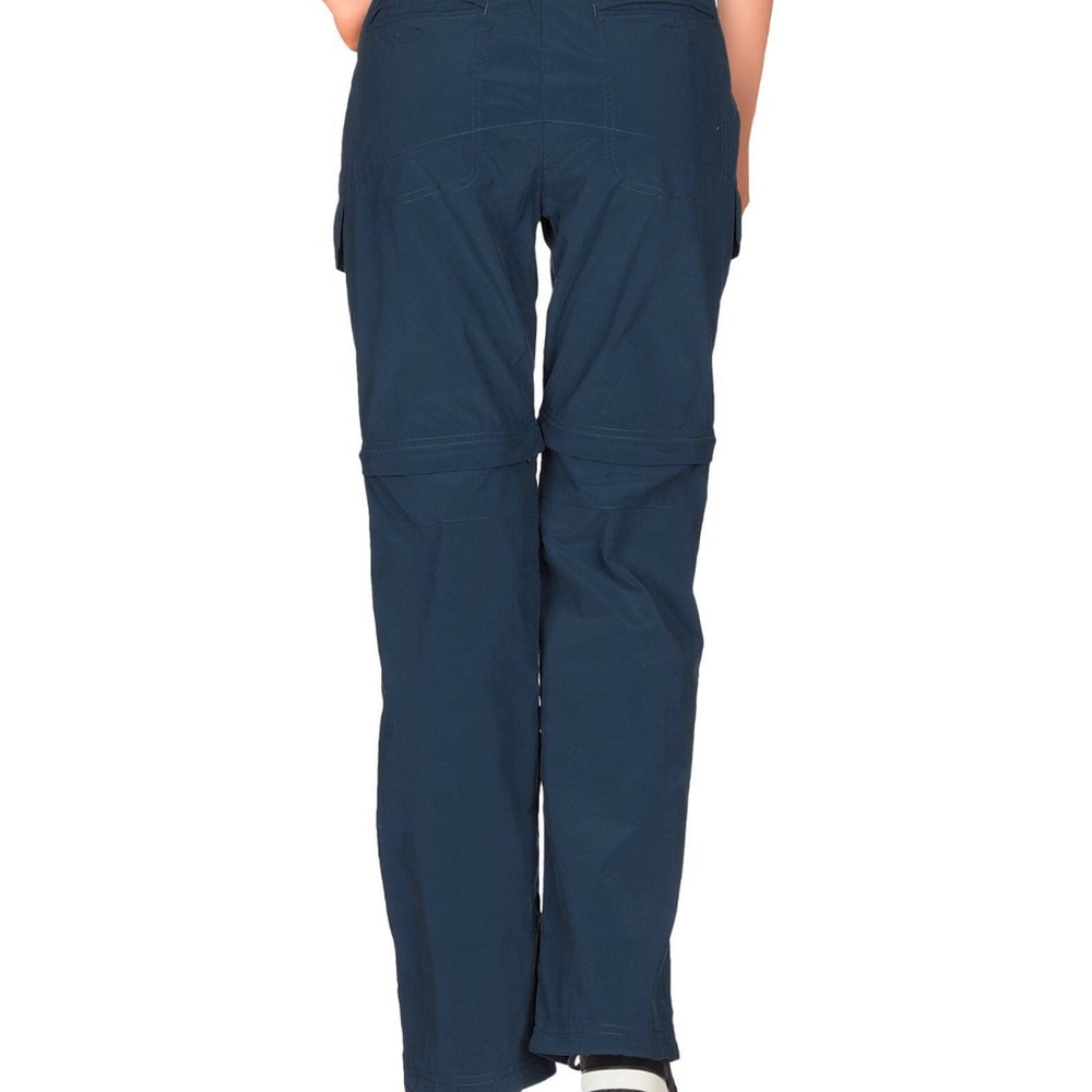 Italian Luxury Sport Brand Women's Navy Cargo CottonPants w detachable shorts